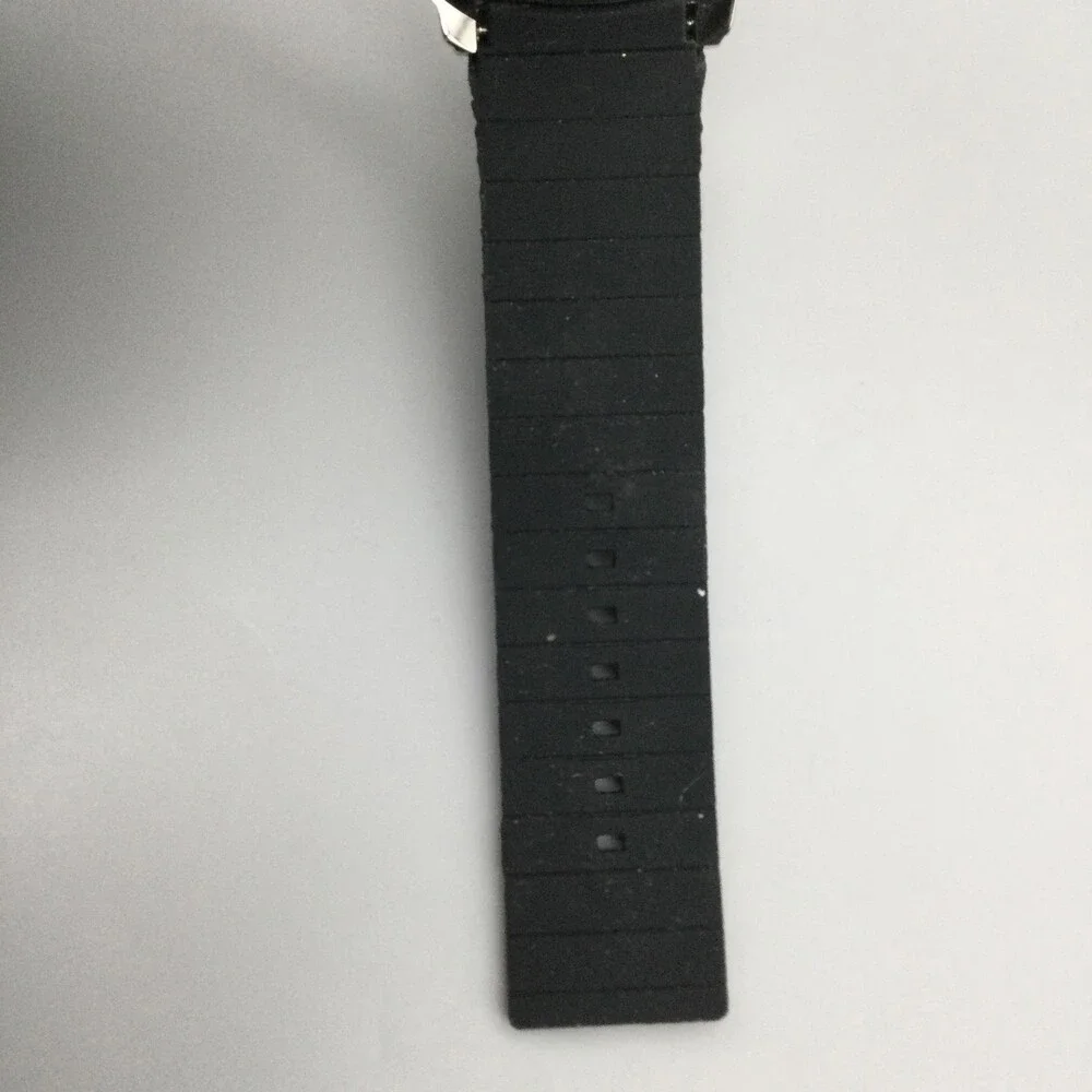 Chicago Blackhawks Mens Watch 18mm Black Rubber Sport NHL Sparo New Battery